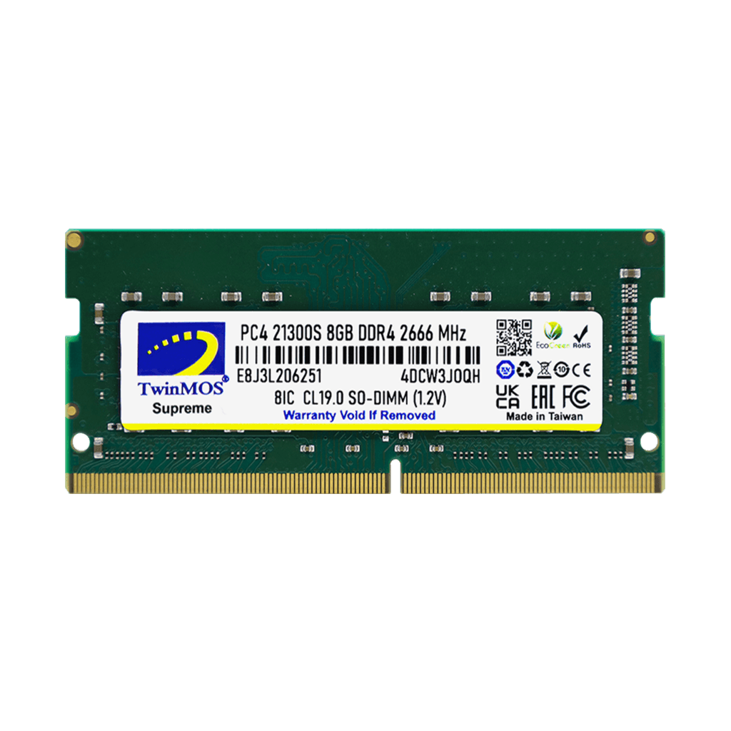 TwinMOS MDD48GB2666N, 8GB, DDR4, 2666MHz, 1.2V Notebook Ram